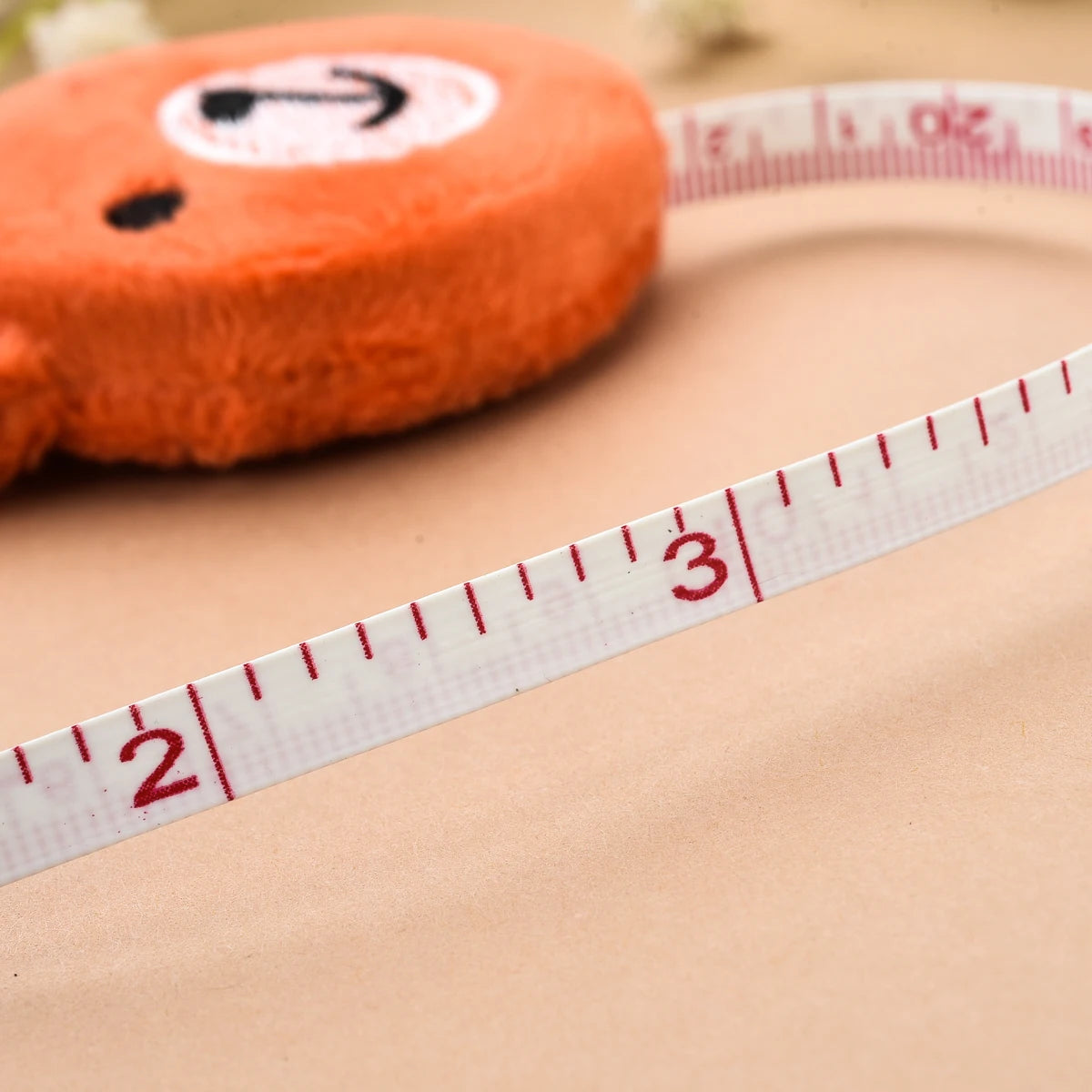 150cm Novelty Funny & Cute Cartoon Retractable Tape Measure Plush Ruler Sewing Tool