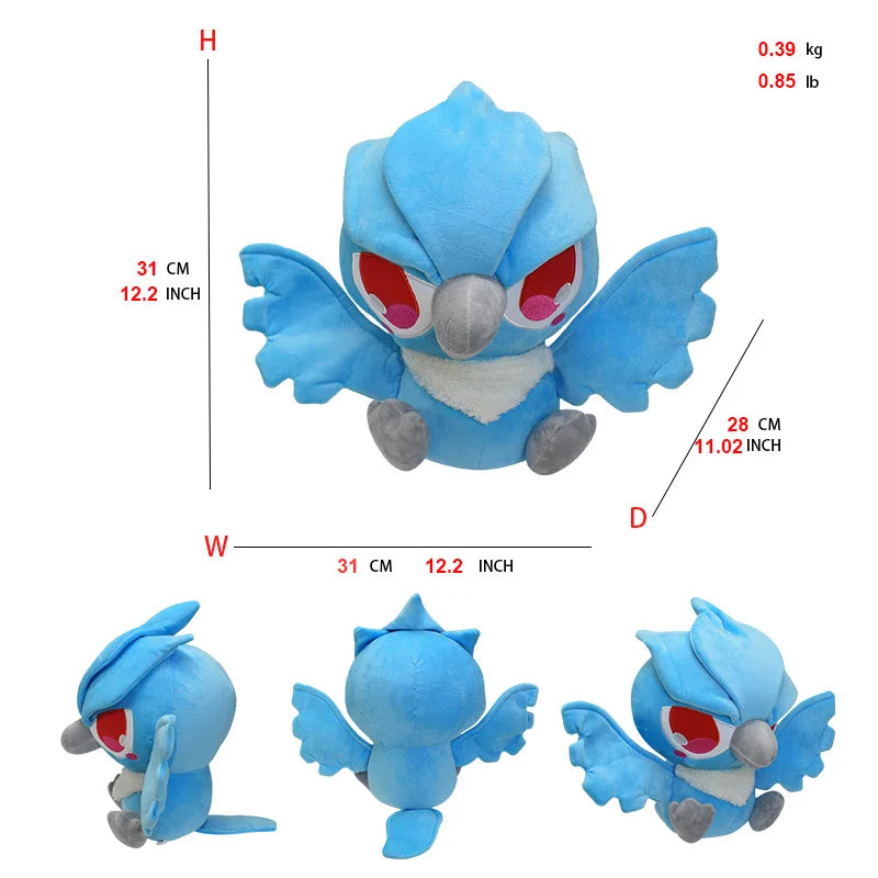 Pokemon Plush Toys Doll Ivysaur Poipole Volcarona Articuno Moltres Talonflame Torchic Lucario Zeraora Stuffed Dolls 20 Styles