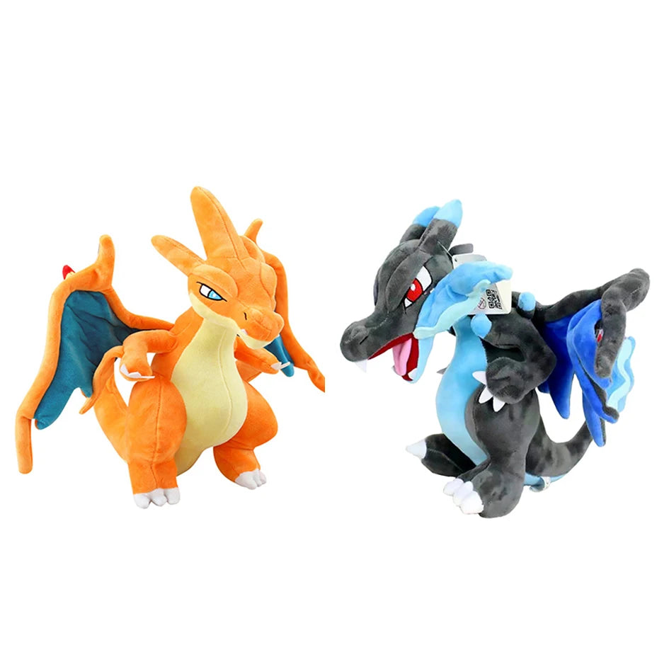 Limited  Anime Figure Charizard Plush Toys Mega Evolution X Charizard Soft Stuffed Animal Kawaii Room Decor Gift Children