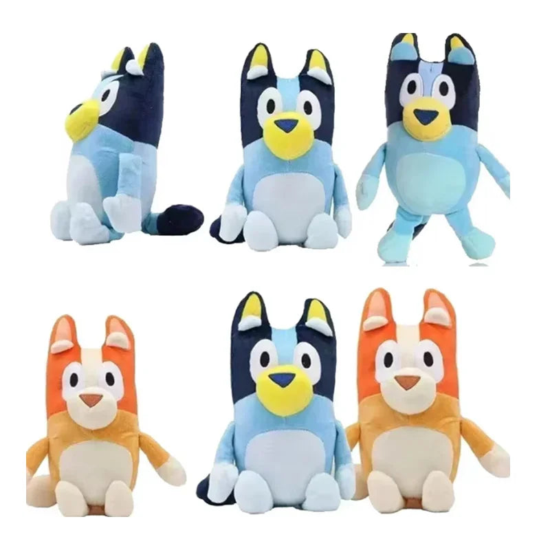 17/28cm Bluey & Bingo Family Plush Toys - Cartoon Dog Stuffed Animals, Soft Plush Dolls, Perfect For Birthday & Christmas Gifts