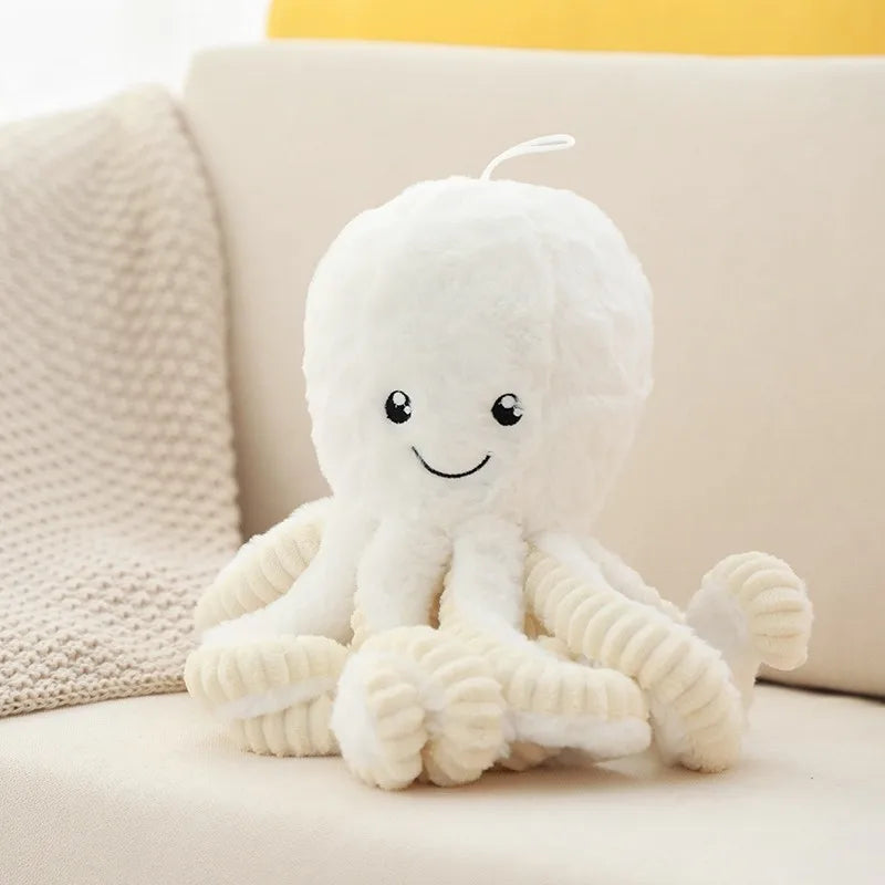 18-80CM Colorful Octopus Plush Toys Soft Stuffed Cartoon Animals Doll Cute Backpack Pendant Pillow Kids Christmas Birthday Gifts