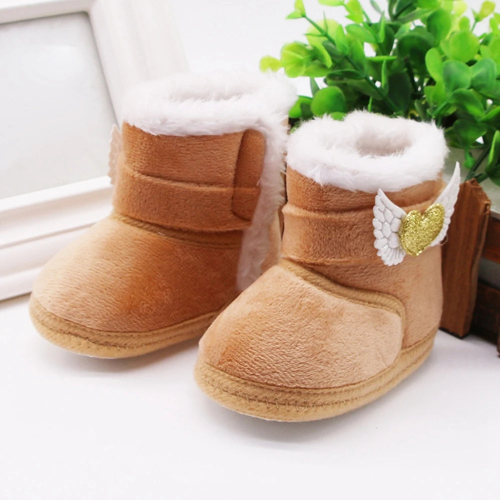 Winter Snow Baby Boots Newborn Warm Booties Soft Sole First Walkers Shoes for Baby Girls Boys Infant Shoes Toddler 0-18Months