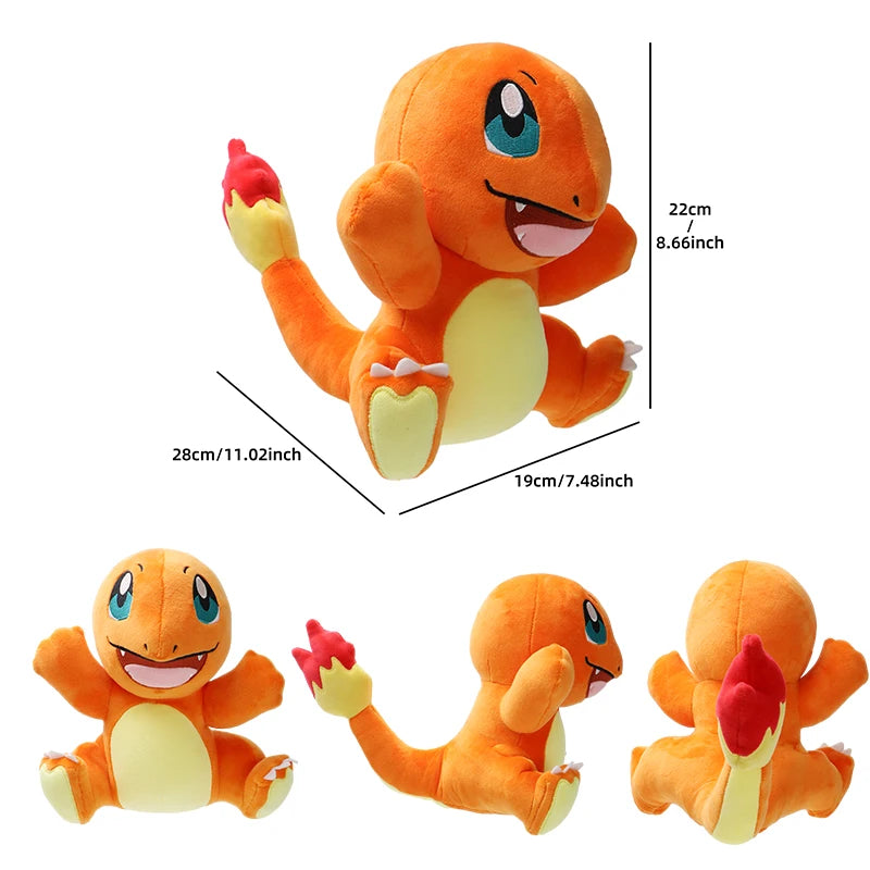 2024 Pokemon Pikachu Latios Latias Bulbasaur Squirtle Charmander Plush Toy Anime Stuffed Animal Doll for Kids Collection Gift