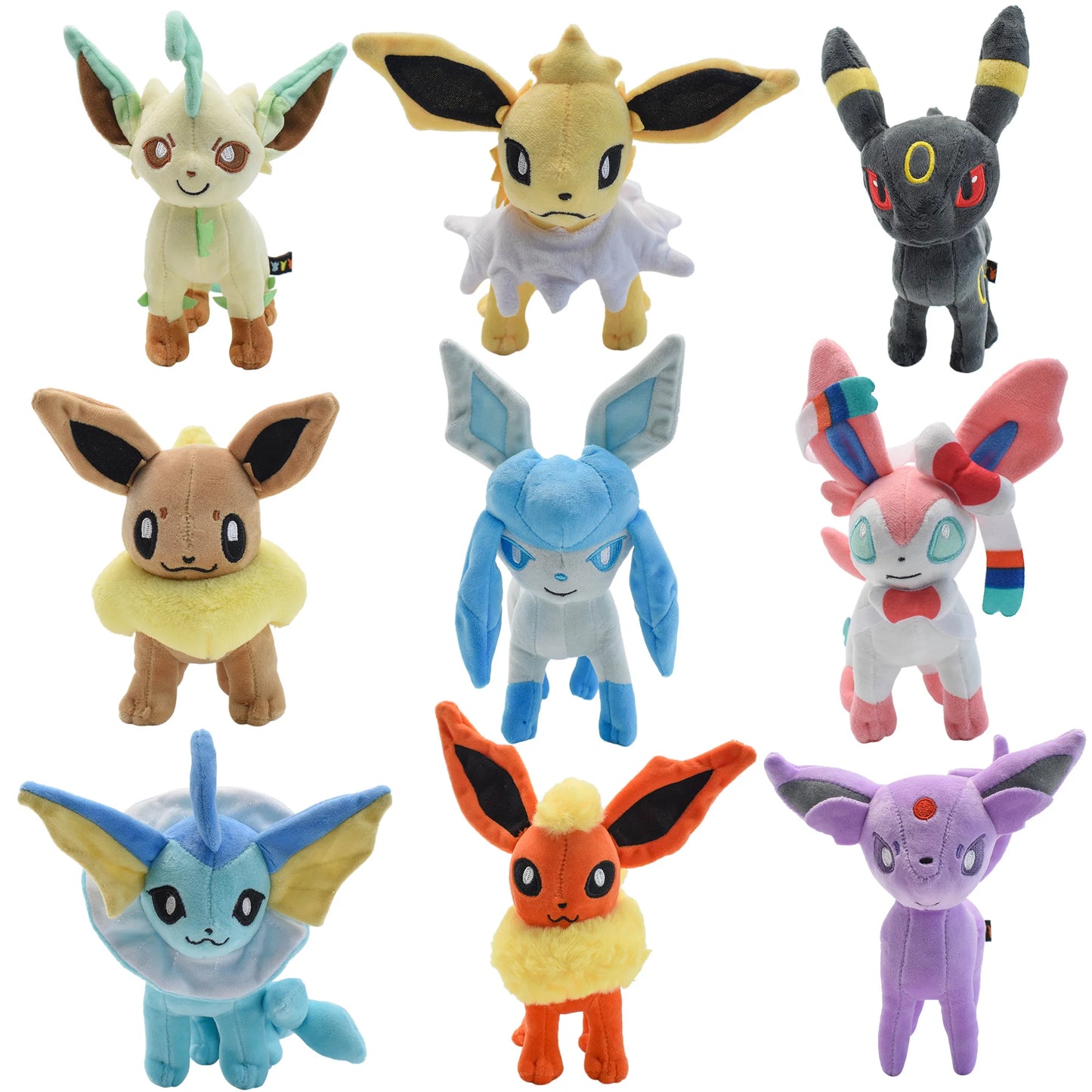 Pokemon Mimikyu Shiny Eevee Umbreon Flareon Jolteon Glaceon Vaporeon Sylveon Espeon Kawaii Stuffed Plush Toy Doll for Kids Gift