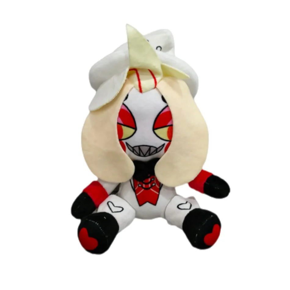 New Alastor Plush Adam Hazbined Cos Hotels Soft Stuffed Costume Cute Plushie Figure Hells For Children Kids Christmas Gift