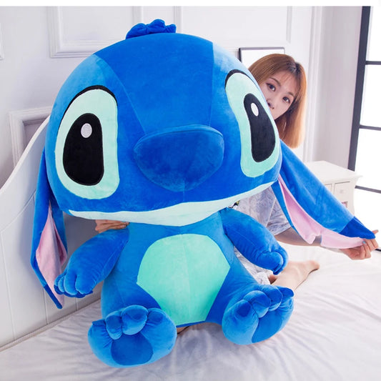 Big Size Disney Lilo & Stitch Couple Plush Models Stitch Stuffed Plush Dolls Anime Plushs Baby Toys Disney Toy Kawaii Kids Gift