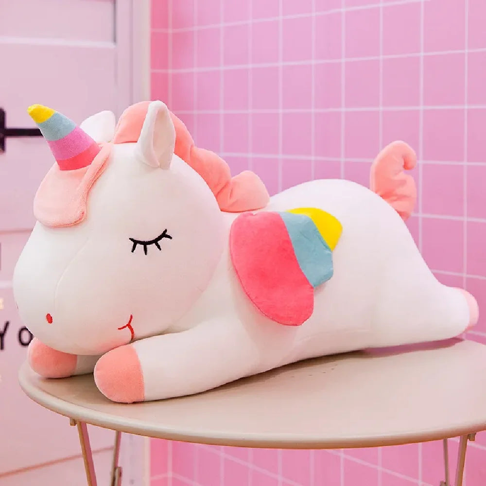 Kawaii Horse Plush 25cm Soft Stuffed Huggable Dolls Animal Acompany Toys Children Girl Birthday Gifts