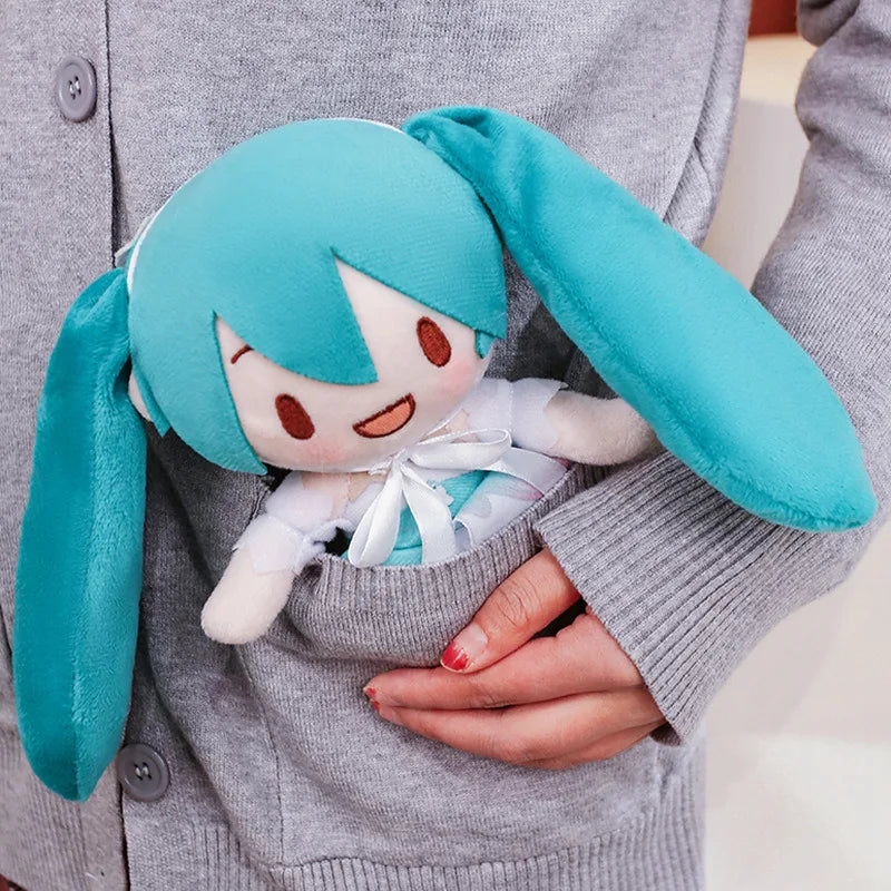 20cm Hatsune Miku Fufu Doll Cartoon Stuffed Anime Cartoon Girl Collect Japanese Style Plushies Cute Plush Toy Gifts Girl Kids