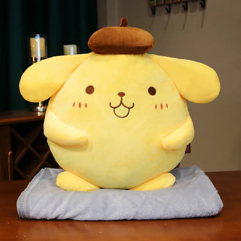 40cm Pompompurin Plush Toys Anime Peripherals Lovely Soft Stuffed Animal Pillow Room Decor Doll Kawaii Children Birthday Gifts