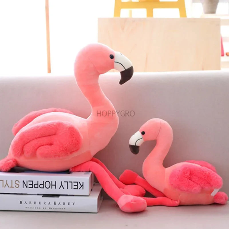 25-50cm Flamingo Plush Doll Toys Kawaii Pink Flamingo Kids Plush Doll Soft Stuffed Bird Doll Birthday Gift For Children Girls