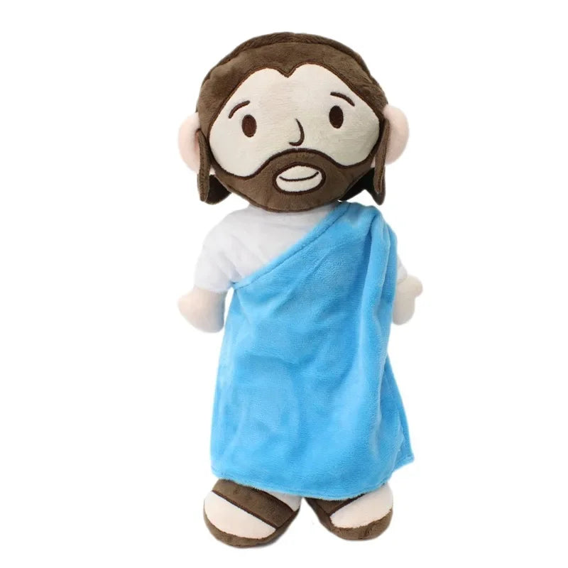 30cm Jesus Doll Plush Religious Figure Christening Religious Easter Christmas Jesus Doll Jesus Plush Doll Toy Birthday Gifts