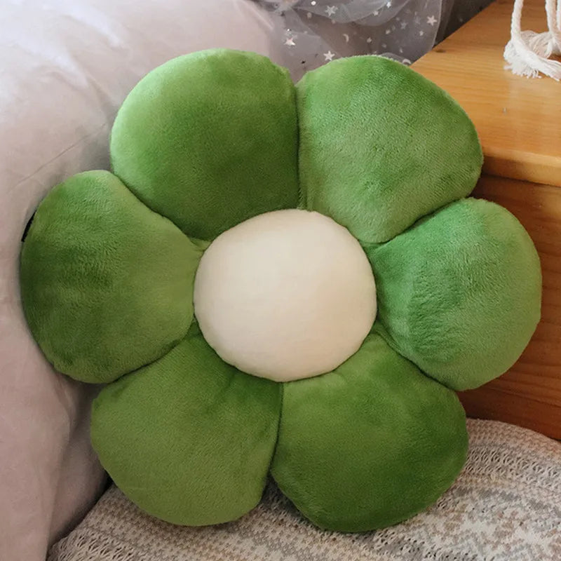 30/50/65cm Lifelike Flower Shaped Mat Plush Toys Baby Girls Children Playmate Cushion Stuffed Soft Plant Flowers Plush Pillow