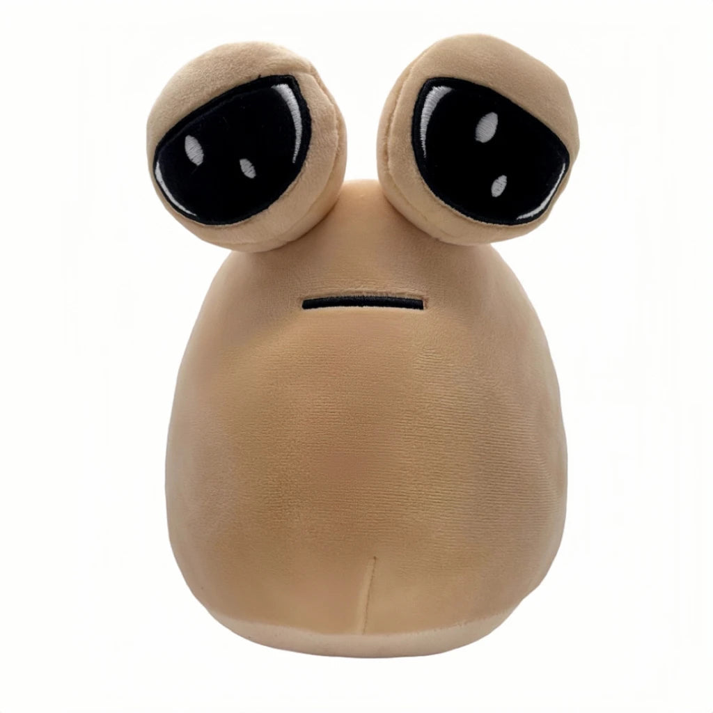 New My Pet Alien Pou Plush Cute Peripheral Triangle Square Brown Smiley Face Cute New Doll For Children Birthday Gifts Christmas