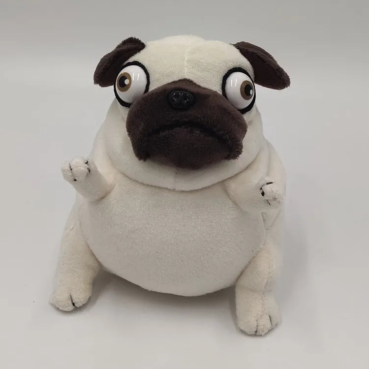 kawaii Plush Toys 15cm dog the Elf Fat Pug Sitting Pug Dogs Toy Stuffed Dolls for Kids Children Birthday Gift Dolls