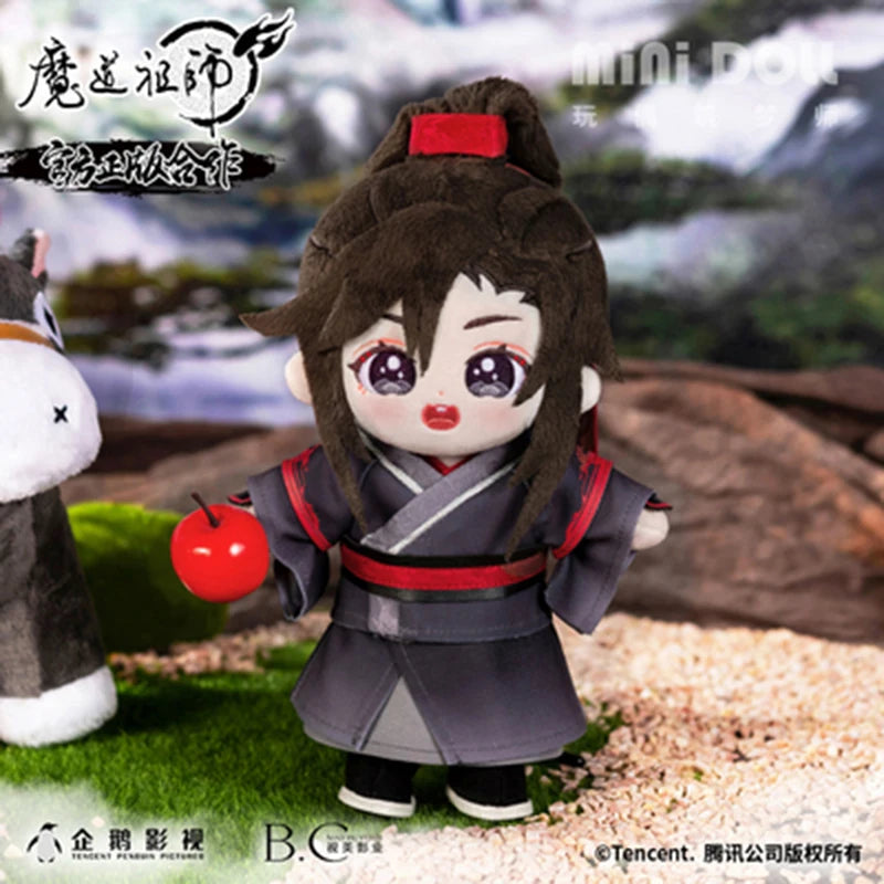 Anime Tian Guan Ci Fu Official Original Xie Lian Hua Cheng Plush Doll 20cm Standing posture Dolls MDZS Gifts Halloween Holiday