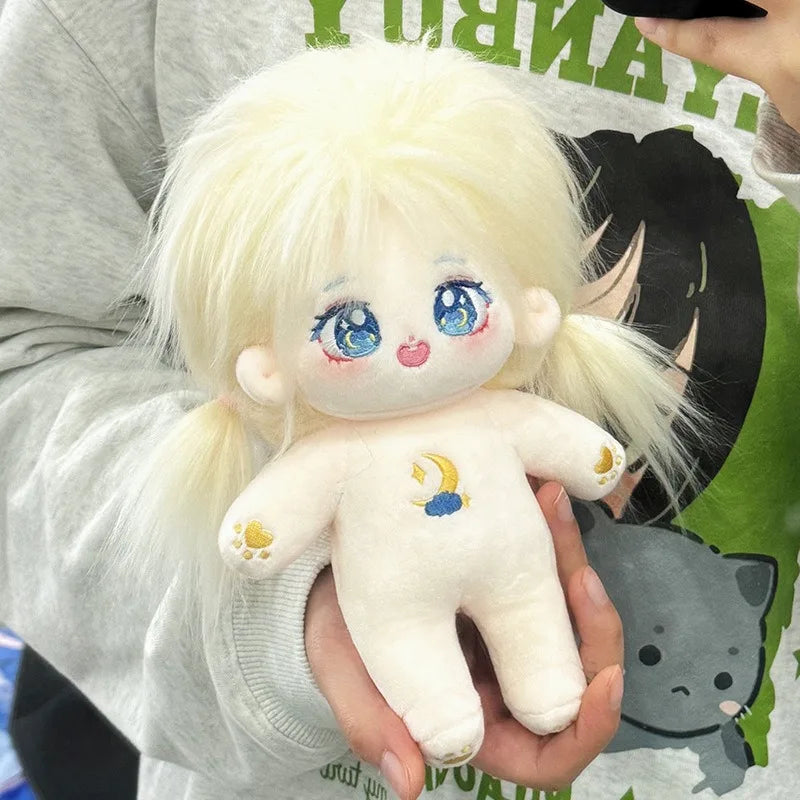 20cm Kawaii Plush Cotton Doll Idol Stuffed Super Star Figure Dolls Twelve Constellations Doll Can Change Clothes Gift