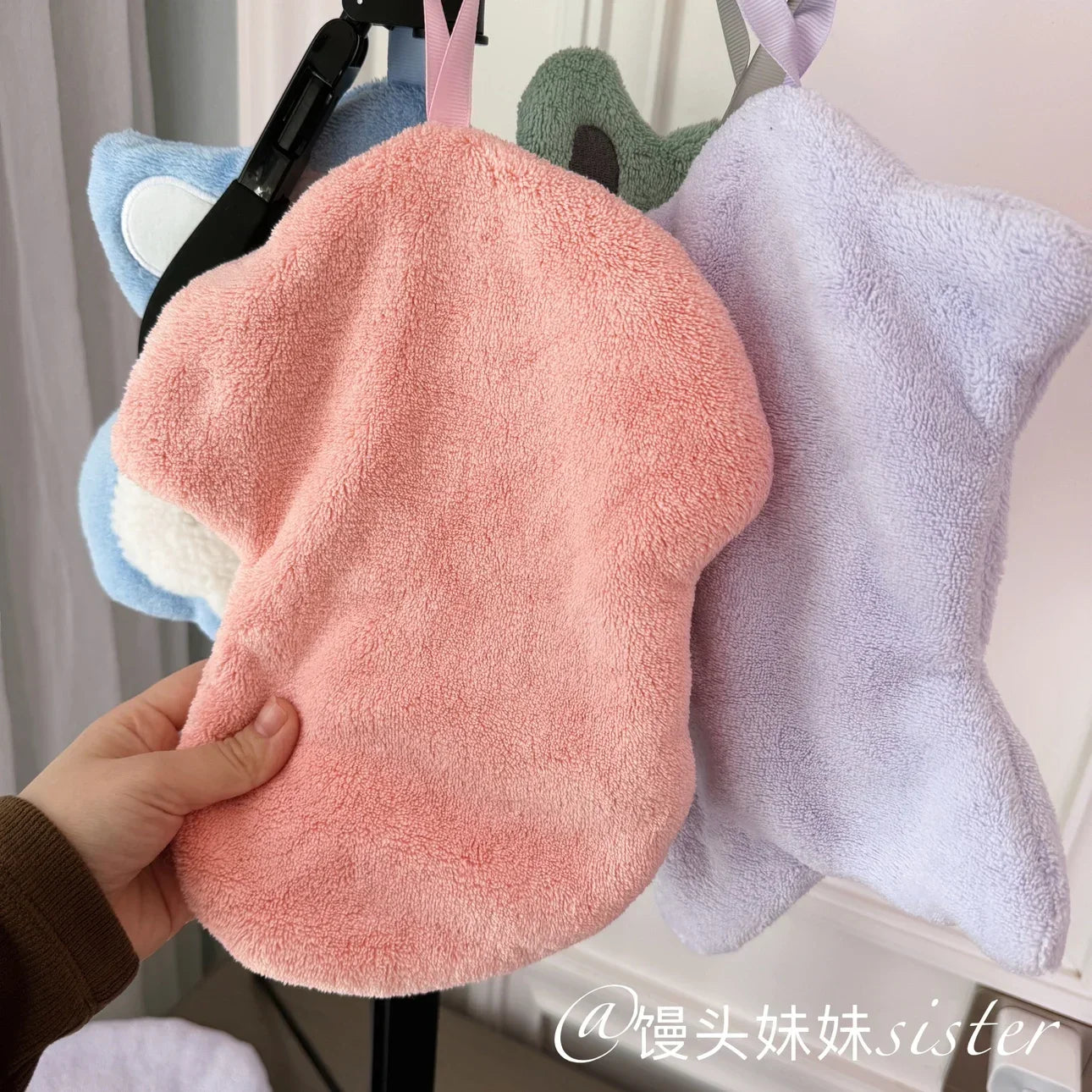 Sanrio Cartoon Hand Towel My Melody Kuromi Cinnamoroll Towels Double-thickness Absorbent Bathroom Cleaning Dishcloths Girl