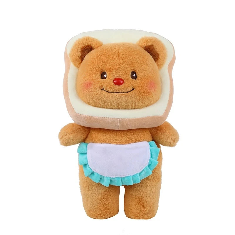 Butter Bear Plush Toys Cartoon Animal Stuffed Soft Doll Pillow Homes Decor Xmas Birthday Exquisite Decorations Accessories Gifts