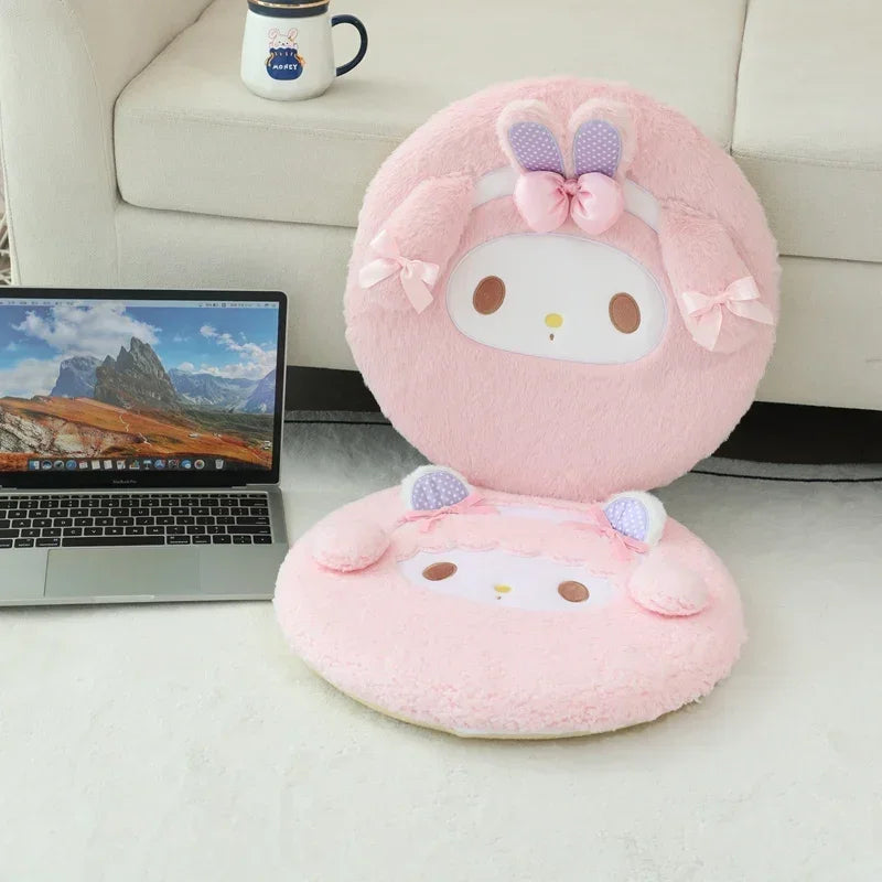 High Quality Memory Foam Sanrio My Melody Seat Cushion Sweet Girl Japanese Style Sitting Cushion Chair Back Cushion Non-slip