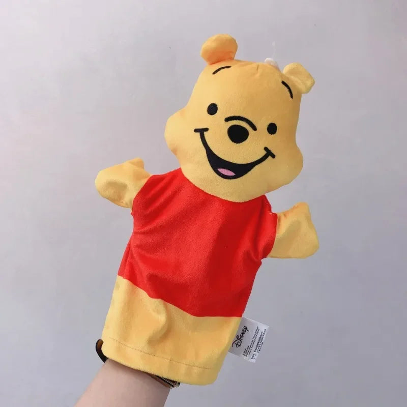 Disney Cartoon Hand Puppet Mickey Mouse Donald Duck Winnie the Pooh Plush Toy Interactive Parent-child Hand Puppet