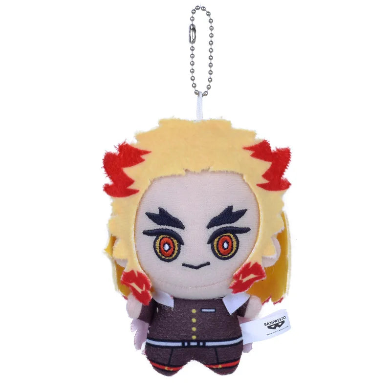 New 10cm Anime Demon Slayer Tomioka Giyu Kamado Tanjirou Kamado Nezuko Agatsuma Zenitsu Shinazugawa Genya Plush Toy Doll Gift