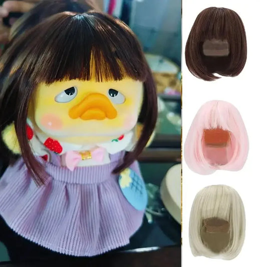 Doll Wig High Temperature Fibre Durable BJD Hair for Playing of upset duck for labubu doll Decoration