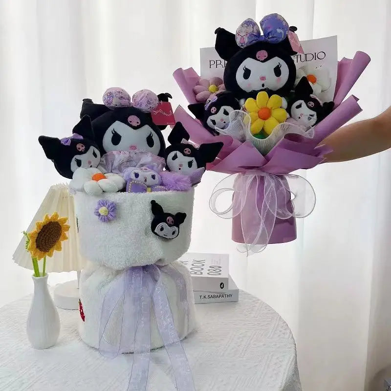 Cartoon Anime Kouromi Plush Bouquet Stuffed Animals Plush Doll Toy Valentine's Day Christmas Halloween Birthday Gifts