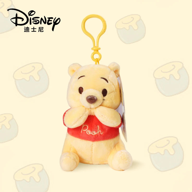 Disney Winnie the Pooh piglet Plush Toy Anime Cartoon & Cute Doll keyring Children's Toy Backpack Pendant Birthday Present