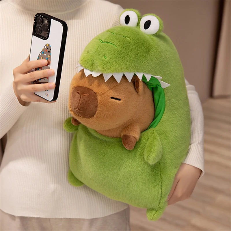 New Avocado Capybara Plush Toy Simulation Capibala Anime Fluffty Toy Cute Animals Stuffed Pillow Doll Birthday Gift Toy for Kids