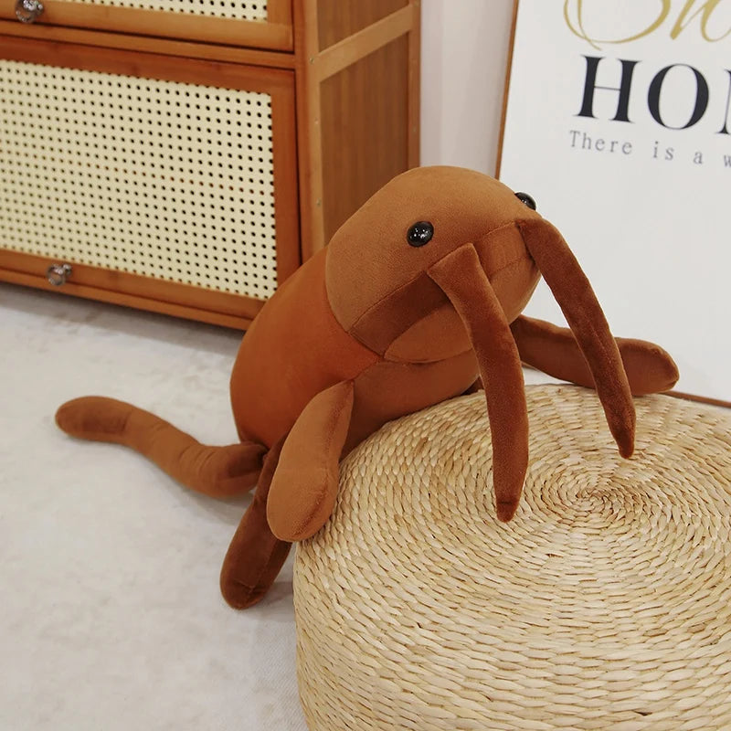 40/60/80CM Simulated Cockroach Plush Toys Soft Stuffed Doll Creative Insect Pillow For Christmas Gifts