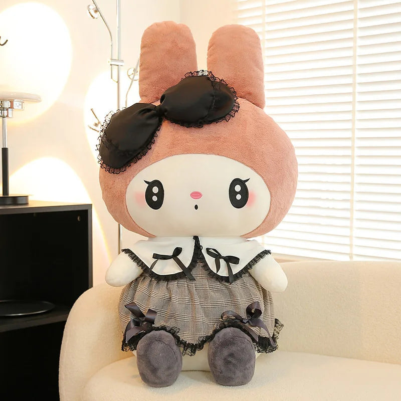 Surrounding Toys Gothic Style Kuromi Melody Plush Toy Dolls Sanrio Plush Dolls Wholesale Gifts For Girls Cute Pillows Pp Cotton