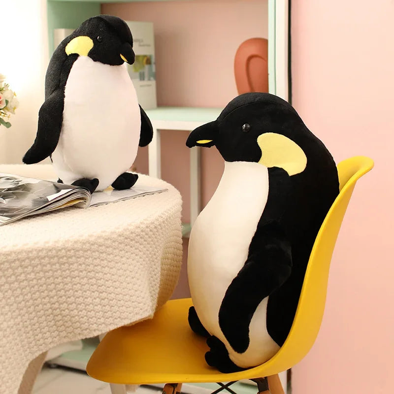 Cute Fluffy Simulation Plush Toy Kawaii Penguin Peluche Real Life Animal Doll Home Decoration Children Kids Birthday Gifts