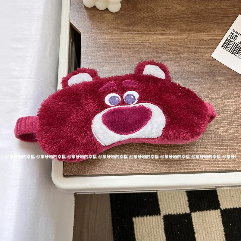 Disney Dumbo Pooh Bear Sleeping Eyepatch Stitch Sullivan Plush Eye Patch Girl Alien Lotso Shading Eye Mask Travel Rest Eyepatch