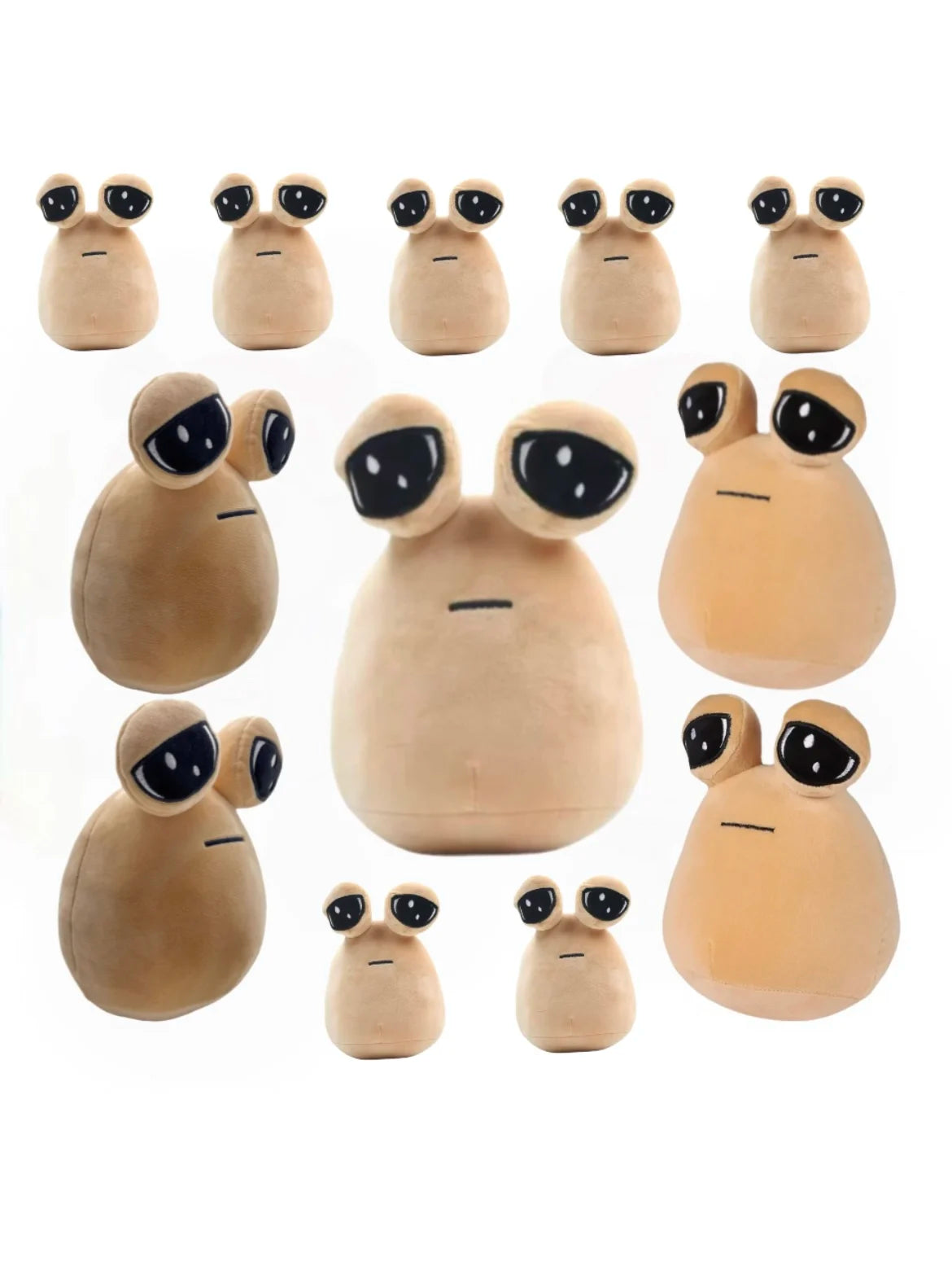 New Hot Game My Pet Alien Pou Plush Toy Furdiburb Emotion Alien Plushie 22Cm Stuffed Pillow Children Birthday Xmas Gif