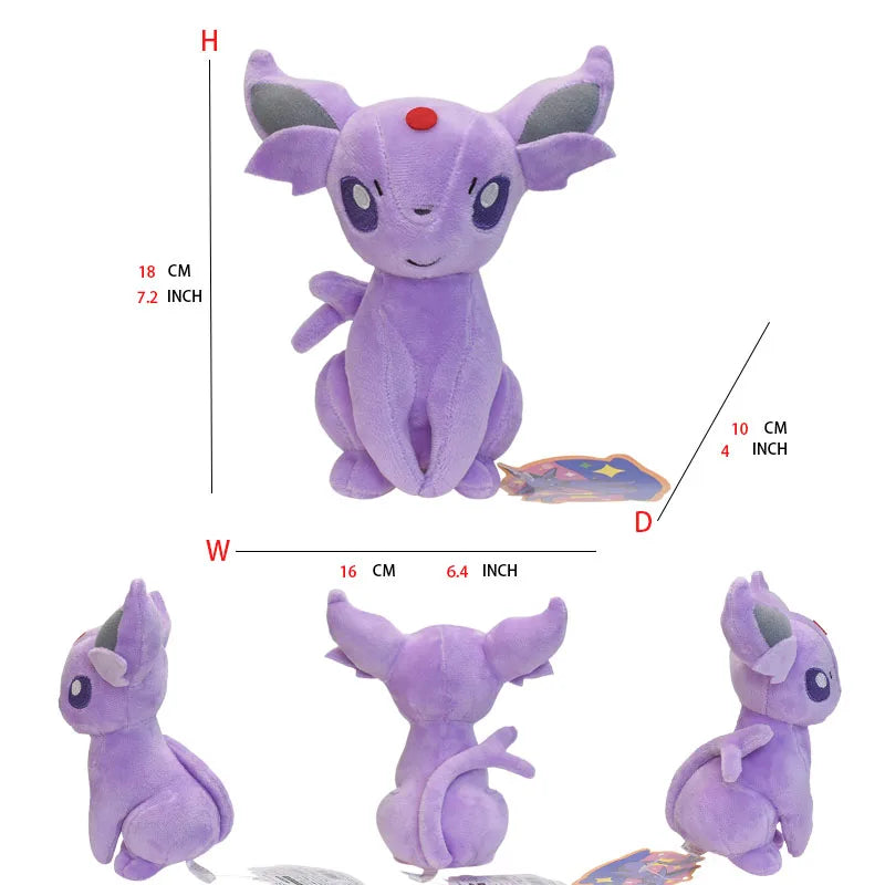 Pokemon Mimikyu Shiny Eevee Umbreon Flareon Jolteon Glaceon Vaporeon Sylveon Espeon Kawaii Stuffed Plush Toy Doll for Kids Gift