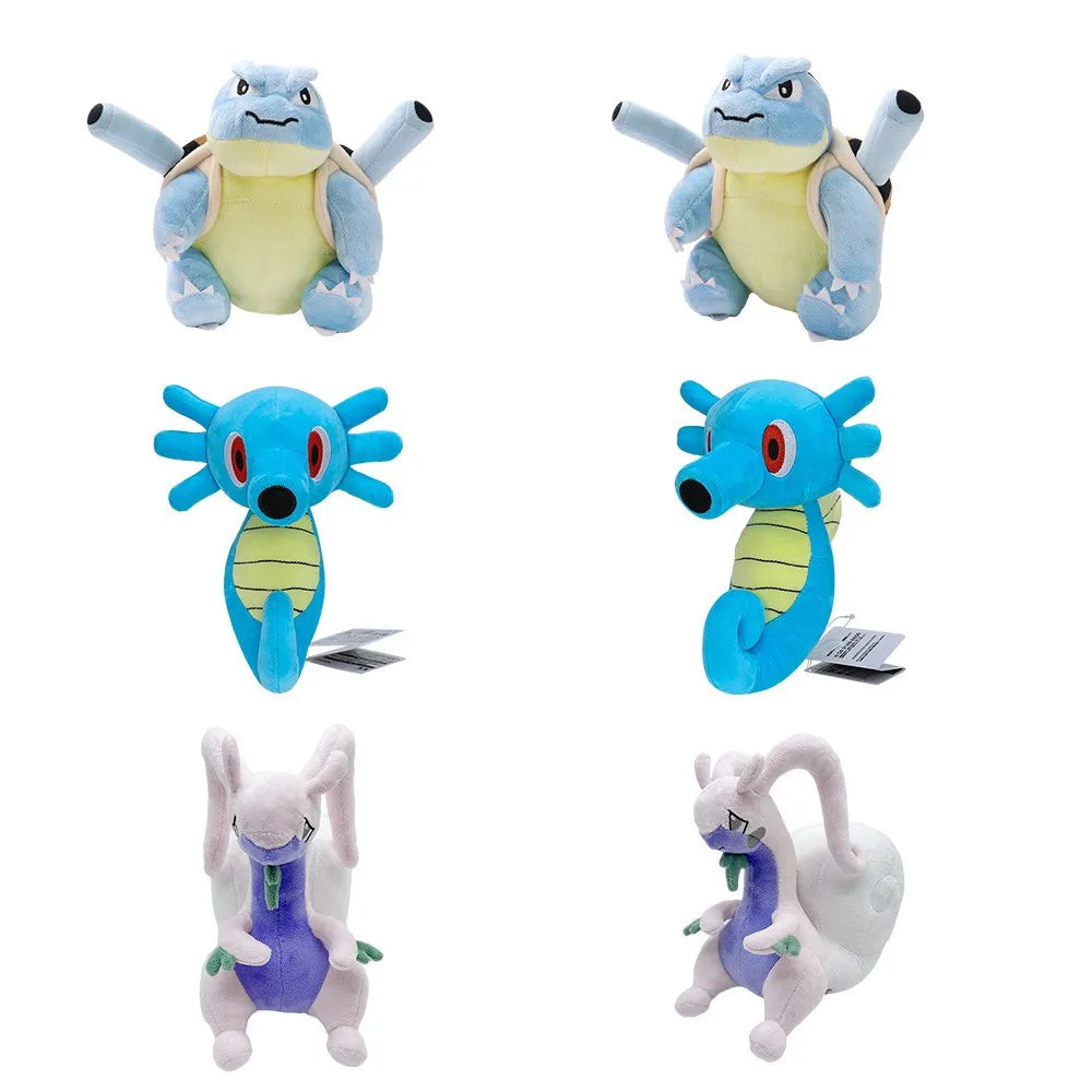 12 Styles Pokemon Slowpoke Tyranitar Magnemite Litten Plush Toys Palkia Blastoise Anime Soft Stuffed Dolls Gift