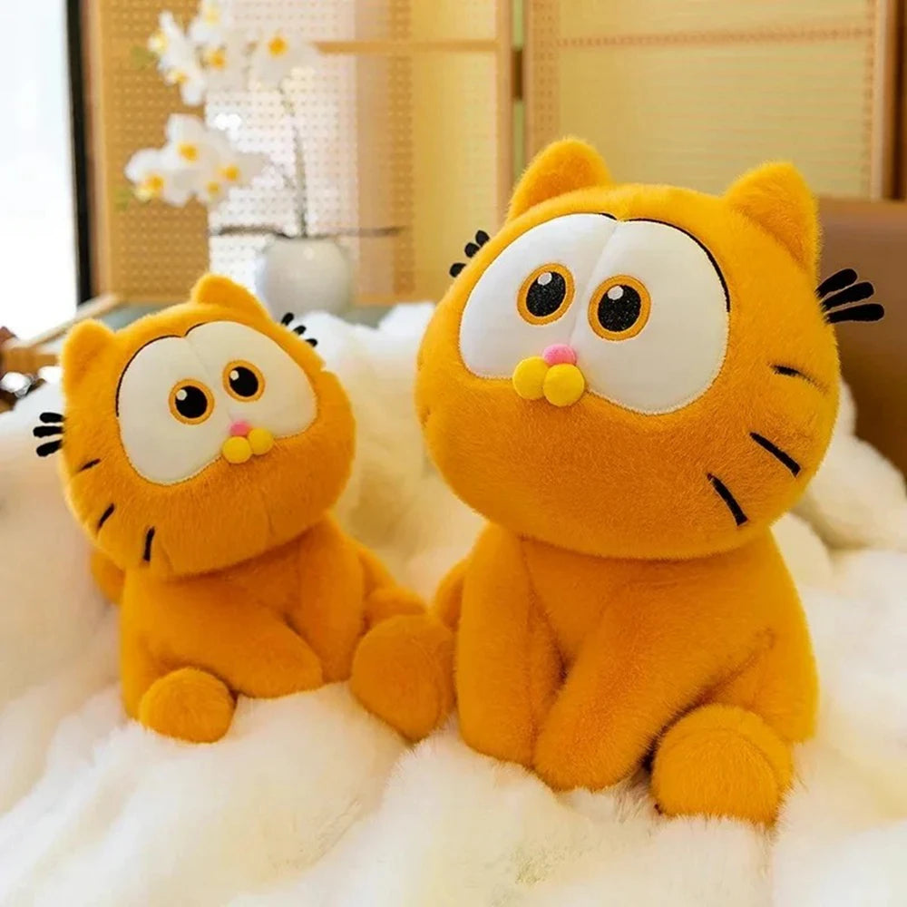 25CM Garfield Stuffed Plush Doll Kawaii Plushie Toy Cartoon Anime Cat Plush Decoration Gift