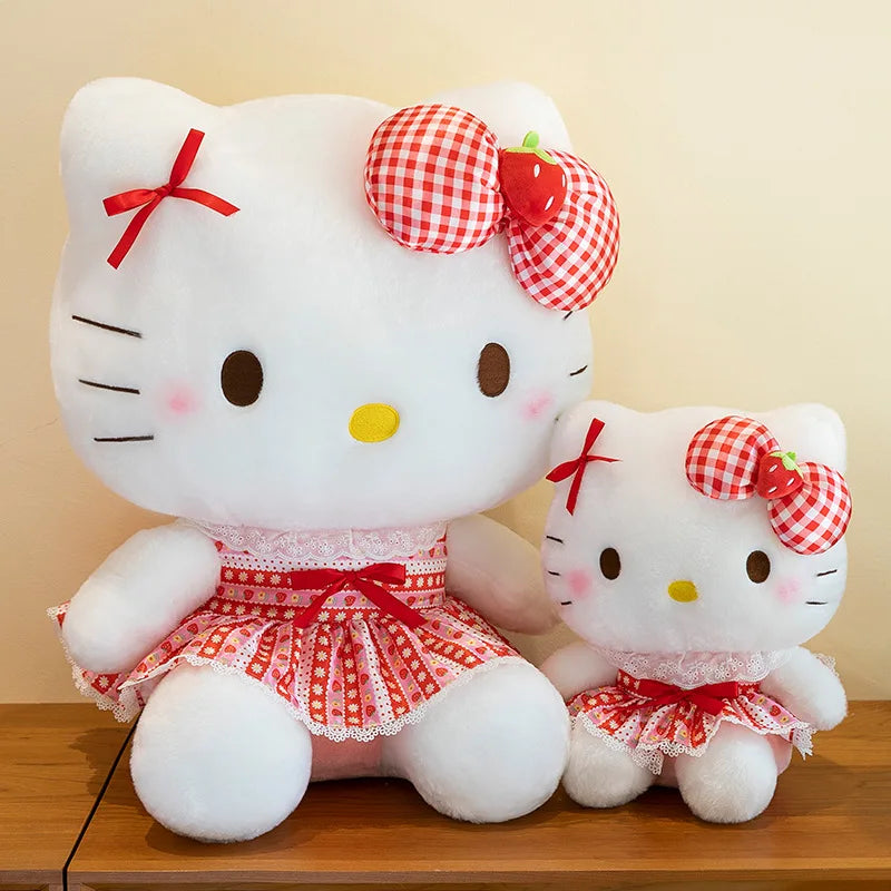 60CM Big Size Sanrio Anime Character HelloKitty Stuffed Plushies Kawaii Soft Plush Doll Home Decoration Children Christmas Gift