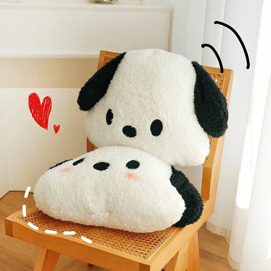 Sanrio Pochacco Plush Doll Cartoon Large Wagging Pacha Dog Girl Plush Dog Utility Live Streaming Erha Short Plush Animal Pillow