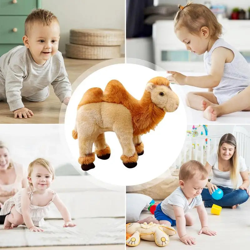 Stuffed Desert Animals Stimulation Soft Stuffed Toy Desert Animals Home Room Decor Plush For Nursery Bedroom Birthday Kids Boys