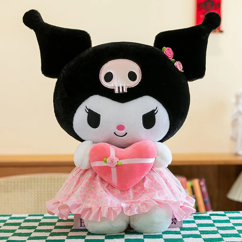 30/40cm Sanrio Kuromi Melody Plush Toy Doll Gifts Plushies Stuffed Animal Doll Children's Birthday Gift Doll Pillow Gift