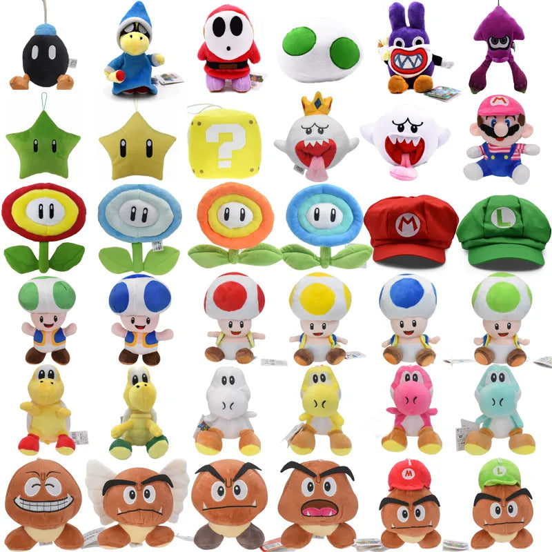 41 Variations of Mario Plush Toys