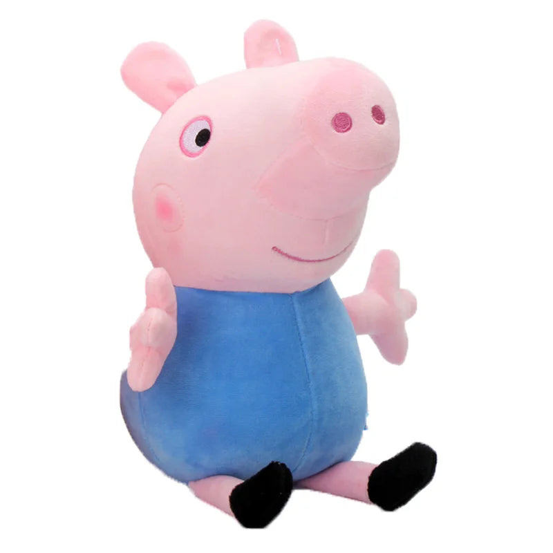 30cm 12'' Genuine Peppa Pig daddy mammy grandpa grandma dinosaur Teddy bear Peppa George Plush Toy Kids Birthday Christmas Gift