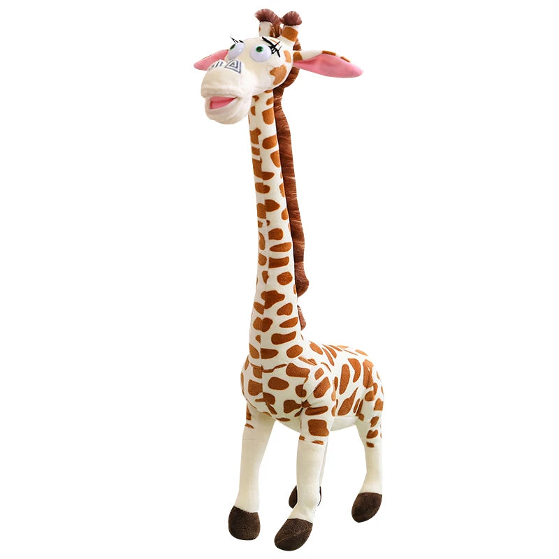 60/80CM New Simulation Giraffe Doll Plush Toy Stuffed Soft Wild Animals Plushie Deer Giraffe Kids Toys Girls Gift Photo Props