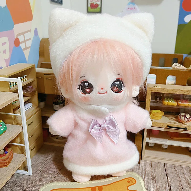 20cm IDol Doll Anime Plush Cotton Dolls with Clothes Cute Stuffed Star Figure Doll Toys Plushies Toys Fans Collection Gifts