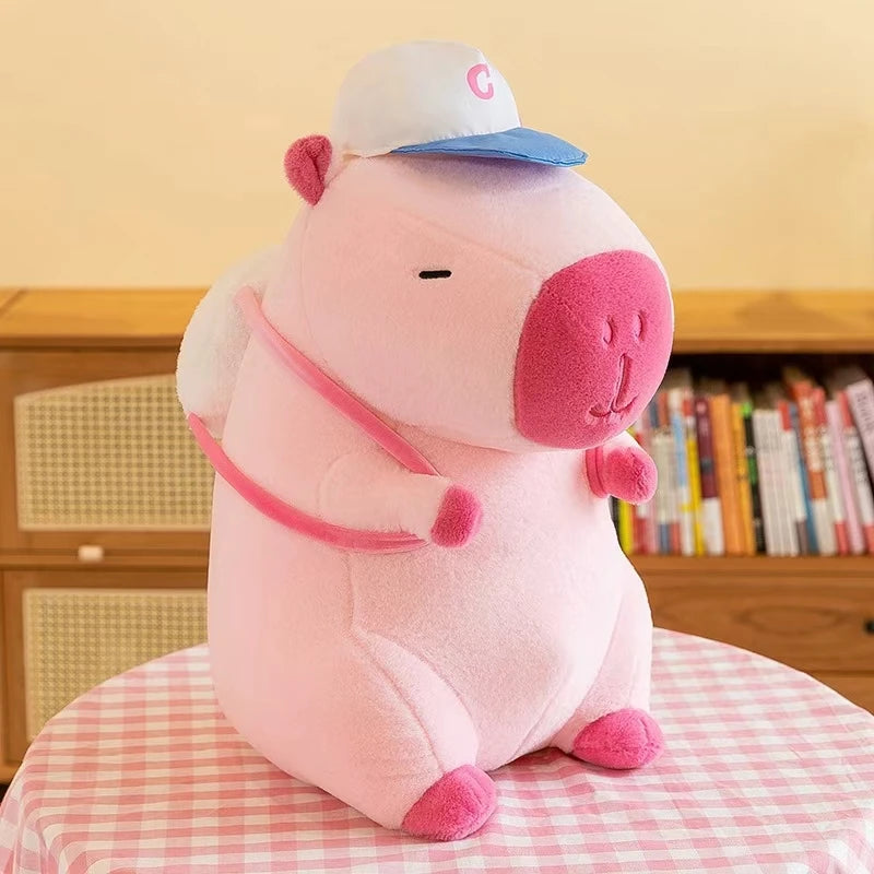 25-55CM Kapibala Capybara Plush Toy Internet Celebrity Capybara Jun Doll Ugly Cute Doll Guinea Pig Doll Boys Girls Anime Kawaii