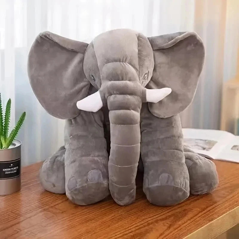 1pc Elephant Design Pet Grinding Teeth Plush Toy Durable Chew Toy ForDog Interactive Supply