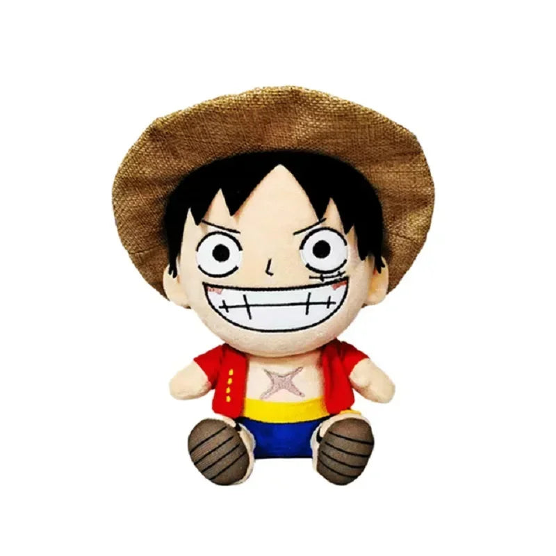 2024 HoT 25cm One Piece Anime Figure Zoro Luffy Chopper Plush Toys Cute Cartoon Plushie Stuffed Dolls Pendant Kids Xmas Gifts