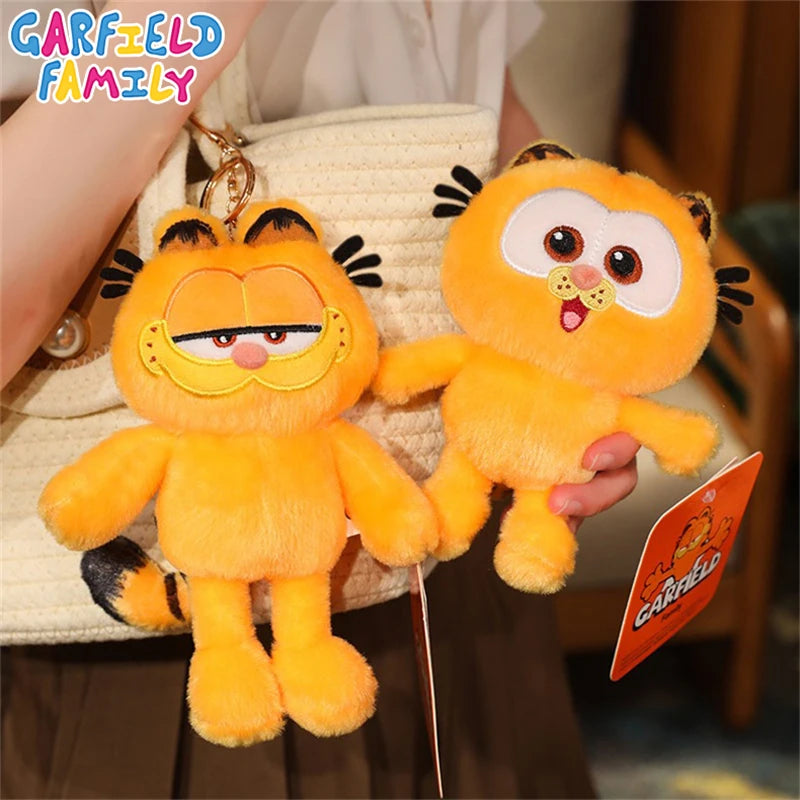 Original Garfield Cat Anime Plush Toys Cute Garfield Family Odie Stuffed Anime Plushies Kawaii Cartoon Peluche Dolls Gifts Kids