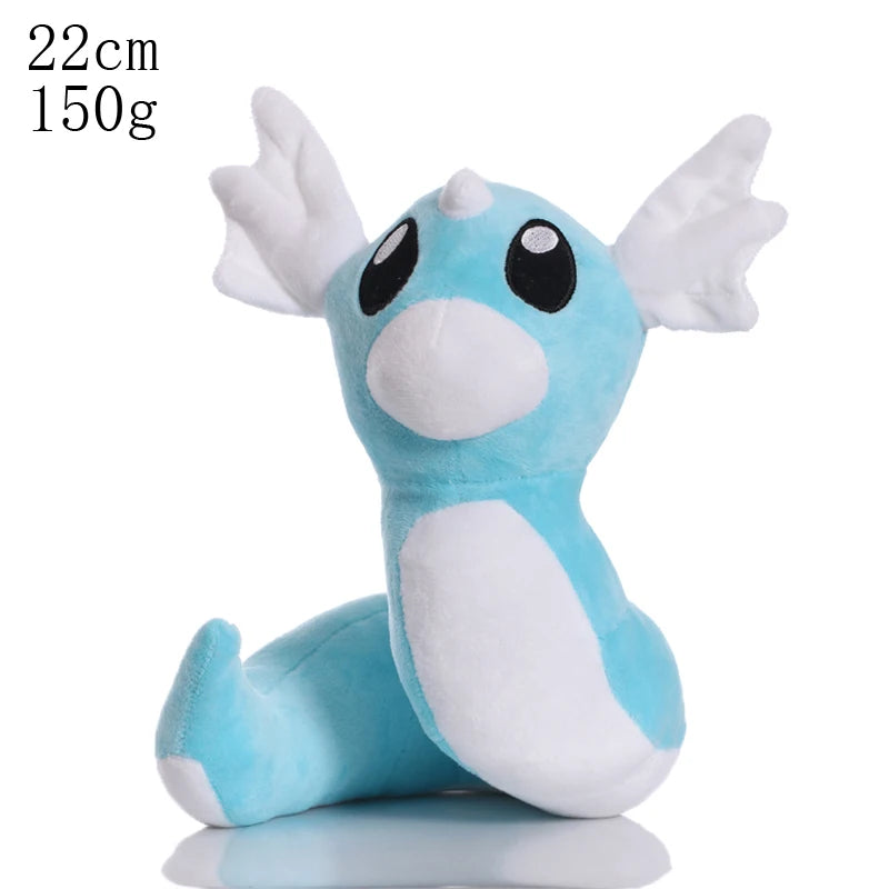 Cute Pokemon Plush Toy Pikachu Rowlet Charizard Larvitar Squirtle Slowpoke Dratini Spinda Soft Stuffed Doll Kids Christmas Gift